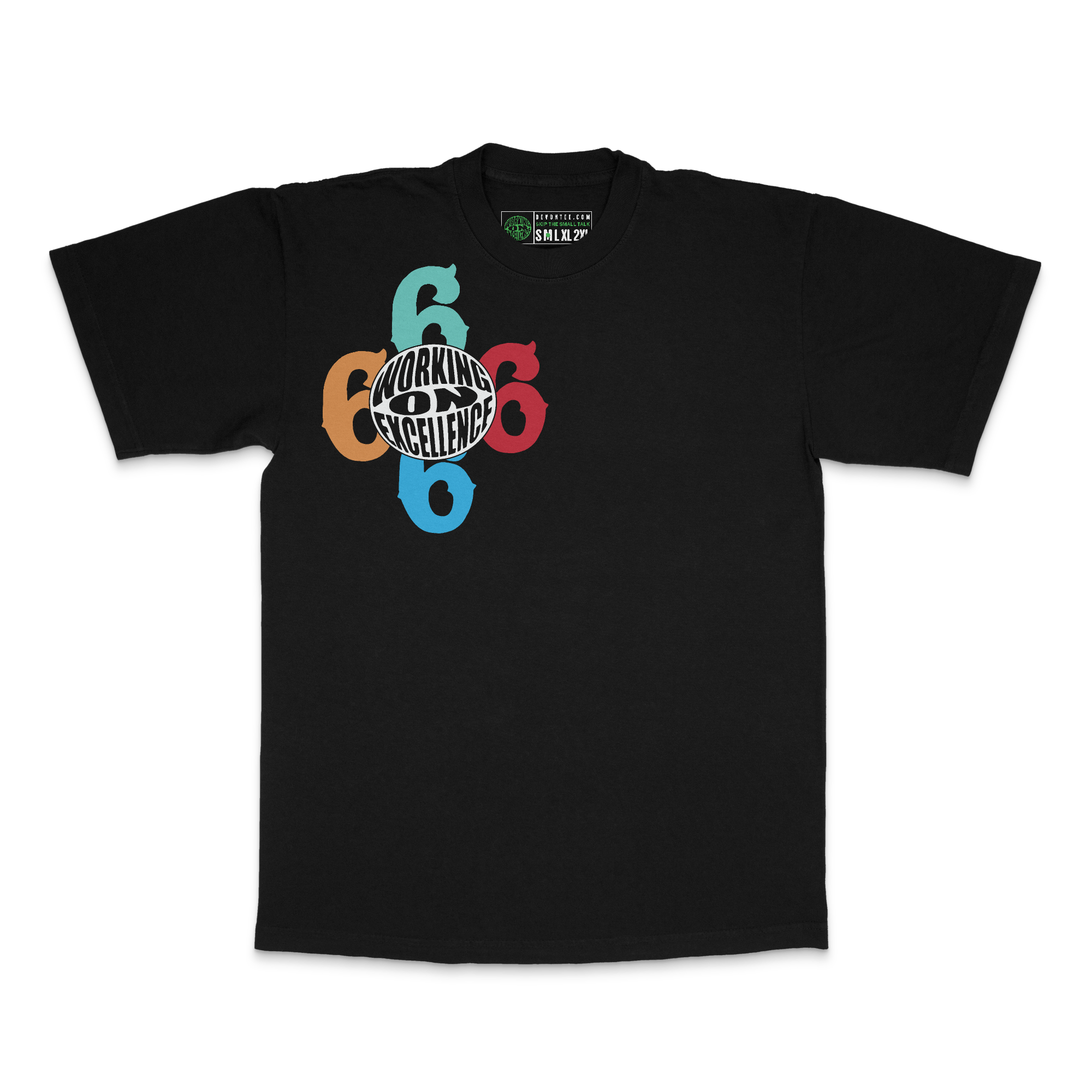 WOE 6 Compass TShirt Working On Excellence