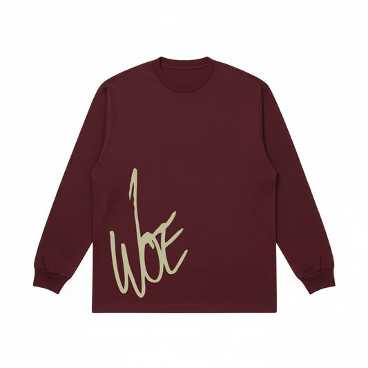 WOE crewneck sweater