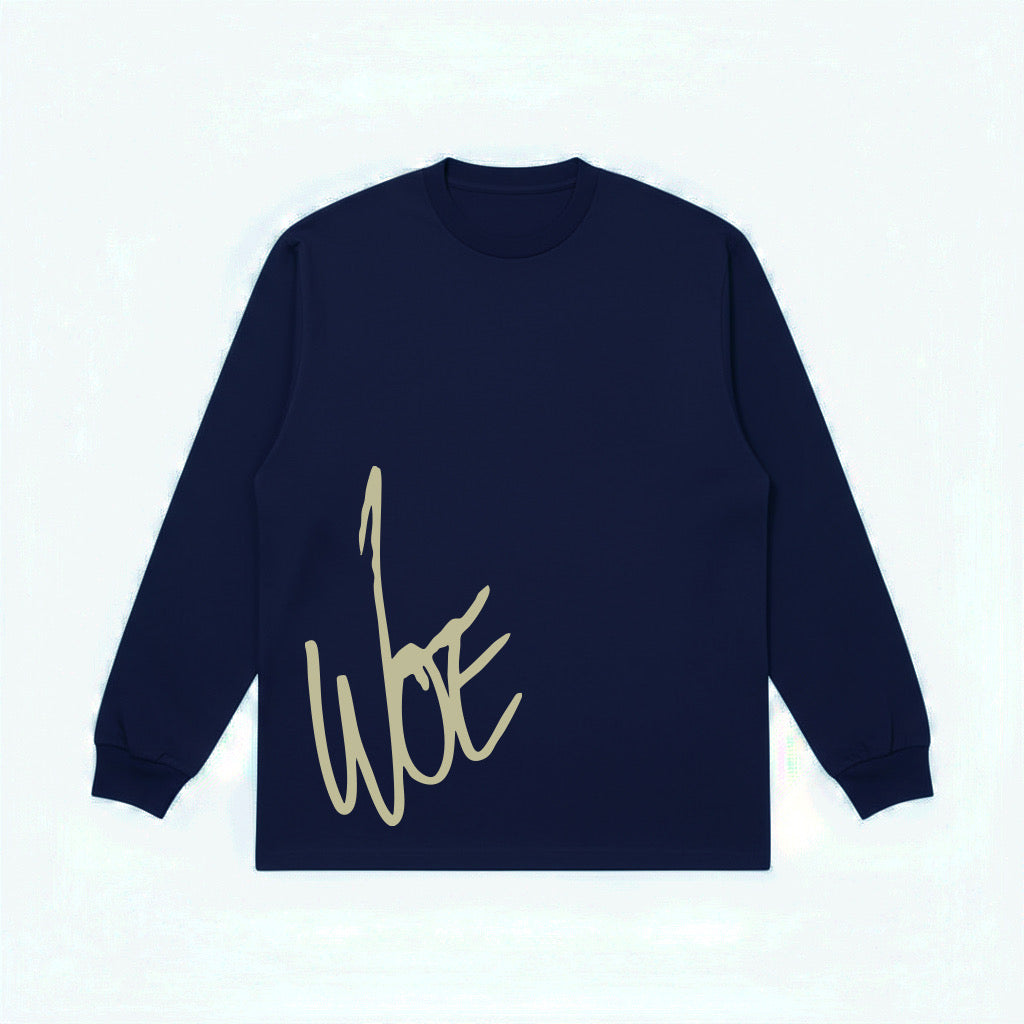 WOE crewneck sweater